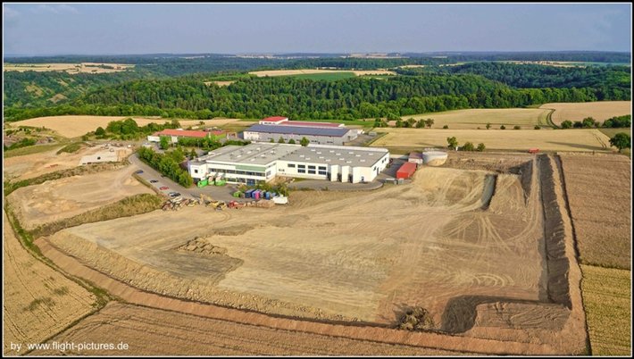 Luftbild Gewerbegebiet Hörle