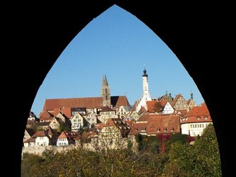 Blick auf Rothenburg